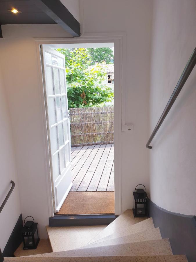 Duplex Avec Spa Et Terrasse En Plein Centre Du Village Saint-Jean-du-Gard Luaran gambar