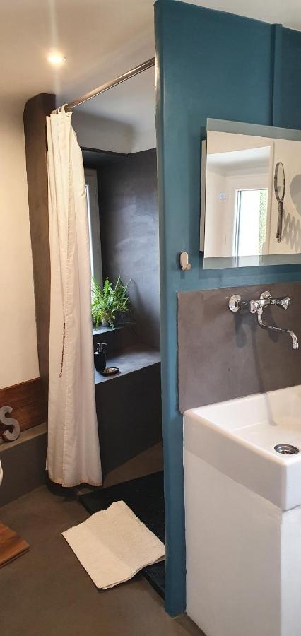 Duplex Avec Spa Et Terrasse En Plein Centre Du Village Saint-Jean-du-Gard Luaran gambar